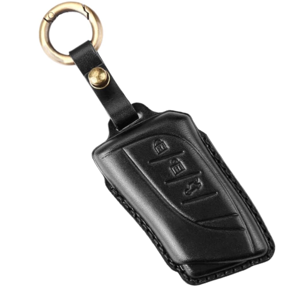 Lexus レザー キーケース タイプ2L/BK レクサス汎用/ブラックレザー スマートキー
